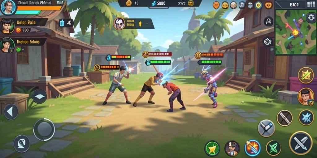Tangkapan layar dari gameplay yang menegangkan.
