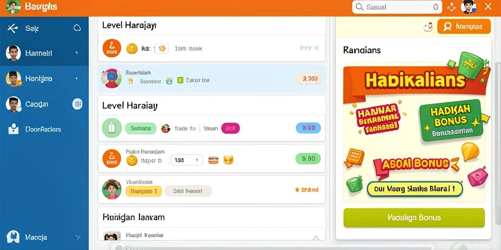 Fitur bonus memberikan pengalaman bermain yang menyenangkan.