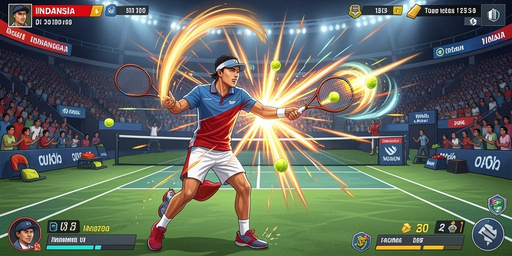 Pemandangan fantastis dalam dunia virtual V07.