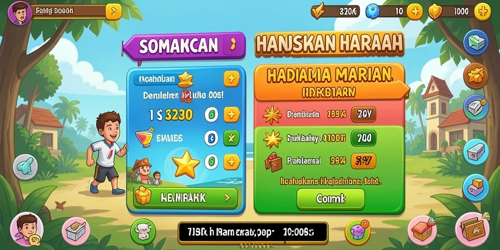 Misi yang beragam dan menantang untuk setiap level.