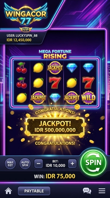 wingacor77 — menu pengaturan